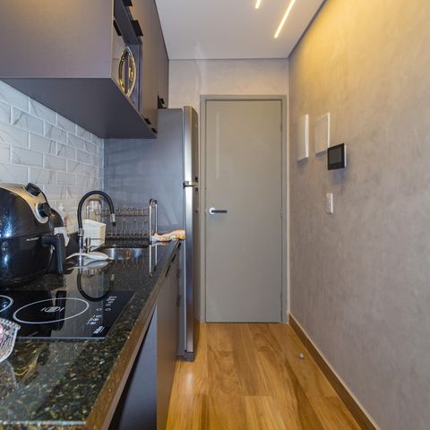 Studio à venda com 27m², 1 quarto e sem vaga Studio à venda com 27m², 1 quarto e sem vagaCozinha