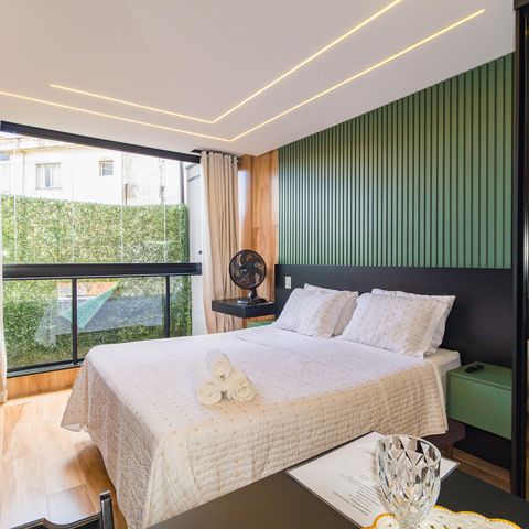 Studio à venda com 27m², 1 quarto e sem vaga Studio à venda com 27m², 1 quarto e sem vagaQuarto