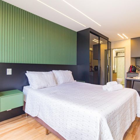 Studio à venda com 27m², 1 quarto e sem vaga Studio à venda com 27m², 1 quarto e sem vagaQuarto