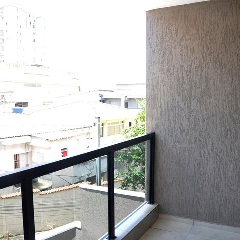 Apartamento à venda com 64m², 2 quartos e 1 vagaDetalhe - Varanda da Sala/Quarto 01/Quarto 02