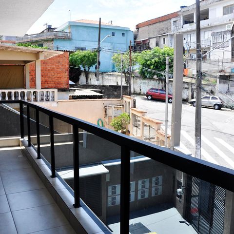 Apartamento à venda com 64m², 2 quartos e 1 vagaDetalhe - Varanda da Sala/Quarto 01/Quarto 02