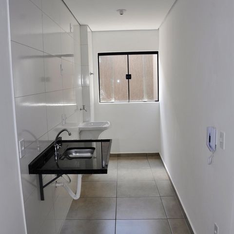 Apartamento à venda com 64m², 2 quartos e 1 vagaDetalhe - Cozinha Americana