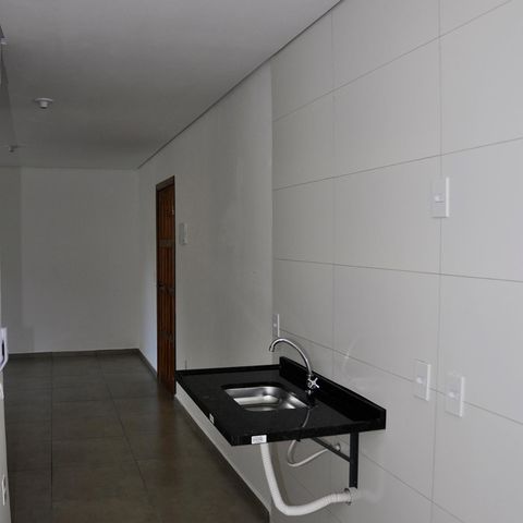 Apartamento à venda com 64m², 2 quartos e 1 vagaDetalhe - Cozinha Americana