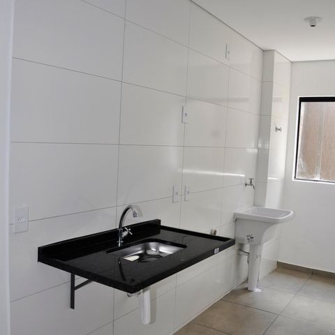 Apartamento à venda com 64m², 2 quartos e 1 vagaDetalhe - Cozinha Americana