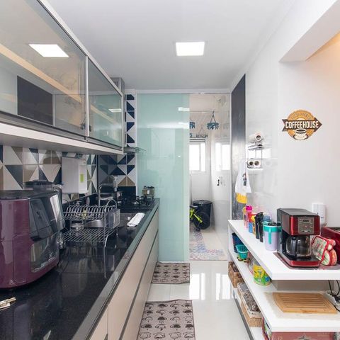 Apartamento à venda com 100m², 2 quartos e 2 vagas Apartamento à venda com 100m², 2 quartos e 2 vagasCozinha