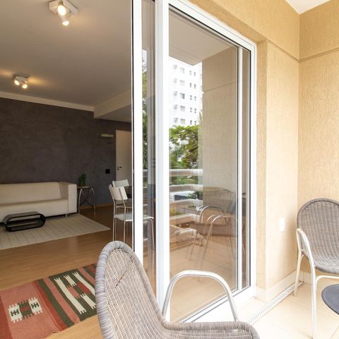 Apartamento para alugar com 50m², 1 quarto e 2 vagas Apartamento para alugar com 50m², 1 quarto e 2 vagasVaranda