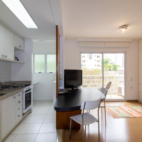 Apartamento para alugar com 50m², 1 quarto e 2 vagas Apartamento para alugar com 50m², 1 quarto e 2 vagasSala