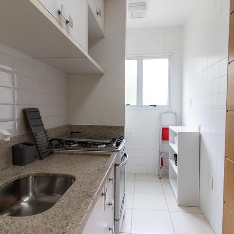 Apartamento para alugar com 50m², 1 quarto e 2 vagas Apartamento para alugar com 50m², 1 quarto e 2 vagasCozinha