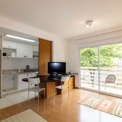 Apartamento para alugar com 50m², 1 quarto e 2 vagas Apartamento para alugar com 50m², 1 quarto e 2 vagasSala