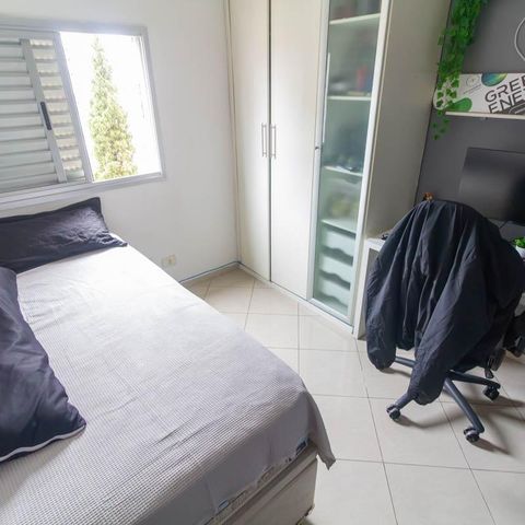 Apartamento à venda com 80m², 3 quartos e 2 vagas Apartamento à venda com 80m², 3 quartos e 2 vagasQuarto 2