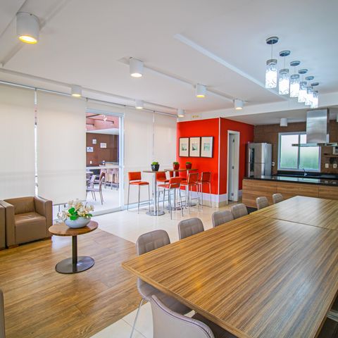 Apartamento à venda com 58m², 2 quartos e 1 vaga Apartamento à venda com 58m², 2 quartos e 1 vagaÁrea comum - Salão de festas