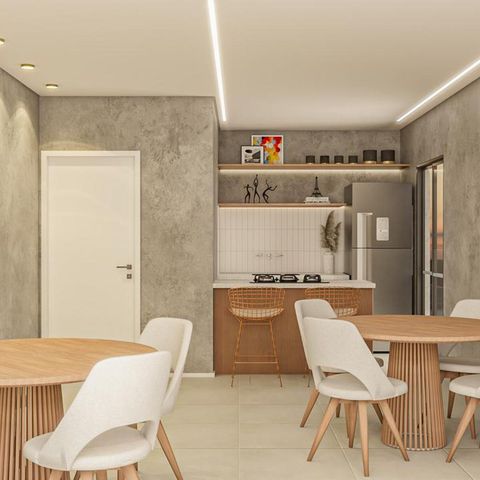 Apartamento à venda com 24m², 1 quarto e sem vagaÁrea comum - Salão de festas (imagem ilustrativa) 