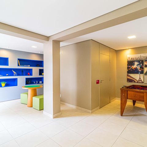 Apartamento à venda com 60m², 2 quartos e 1 vaga Apartamento à venda com 60m², 2 quartos e 1 vagaEspaço de Jogos