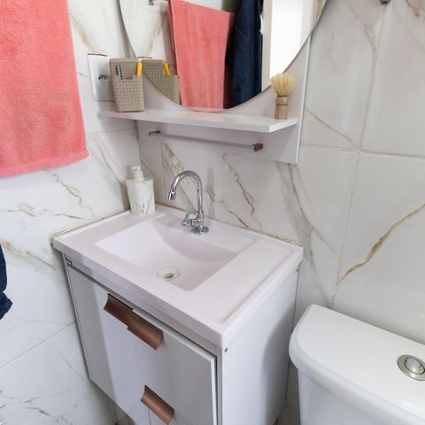 Apartamento para alugar com 40m², 2 quartos e 1 vaga Apartamento para alugar com 40m², 2 quartos e 1 vagaBanheiro
