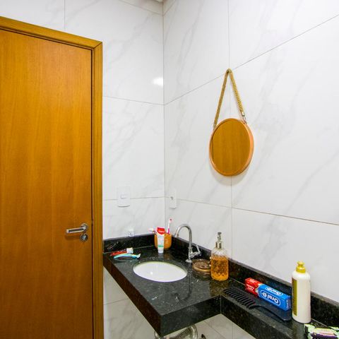 Apartamento à venda com 70m², 3 quartos e 1 vaga Apartamento à venda com 70m², 3 quartos e 1 vagaBanheiro social