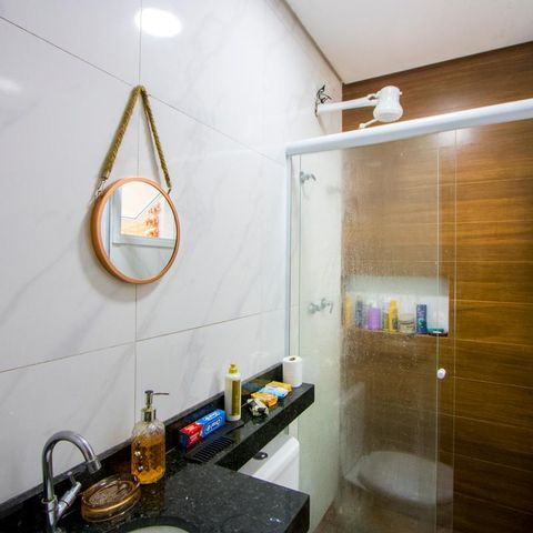 Apartamento à venda com 70m², 3 quartos e 1 vaga Apartamento à venda com 70m², 3 quartos e 1 vagaBanheiro social