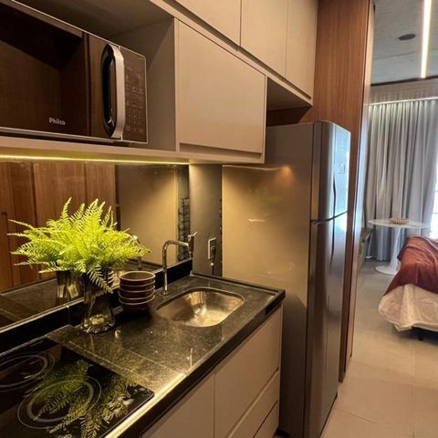 Apartamento à venda com 23m², 1 quarto e sem vaga Apartamento à venda com 23m², 1 quarto e sem vagaFoto 03