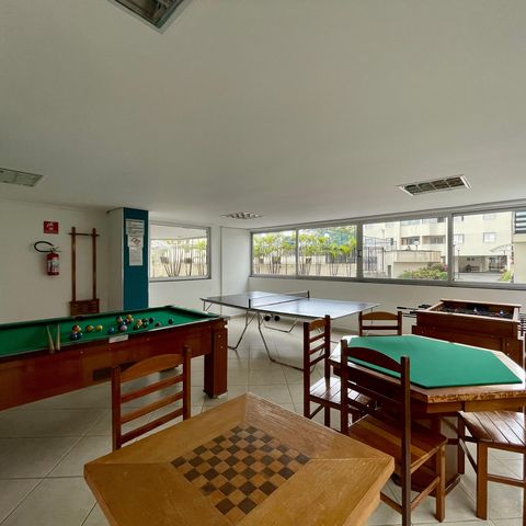 Apartamento para alugar com 90m², 3 quartos e 2 vagasArea Comum - Salão de Jogos