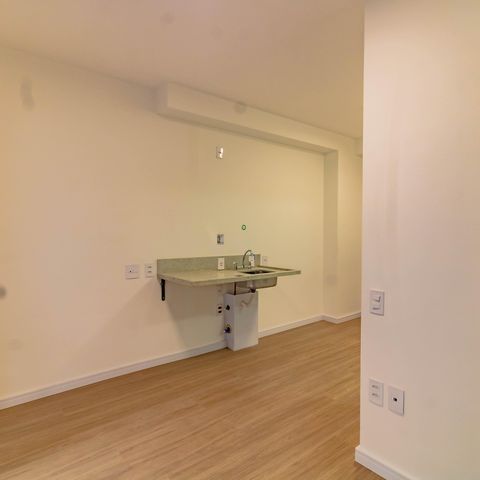 Studio à venda com 24m², 1 quarto e sem vaga