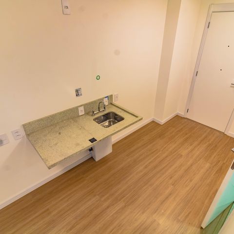 Studio à venda com 24m², 1 quarto e sem vaga