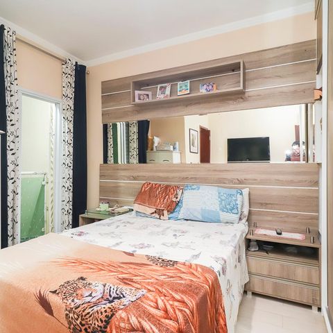 Casa à venda com 86m², 2 quartos e 2 vagasQuarto 1 - Suíte