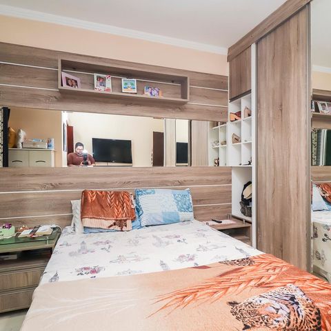 Casa à venda com 86m², 2 quartos e 2 vagasQuarto 1 - Suíte