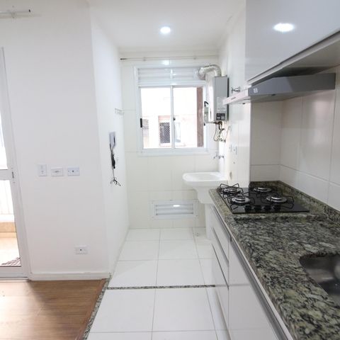 Apartamento à venda com 57m², 3 quartos e 1 vagaCozinha e Área de Serviço