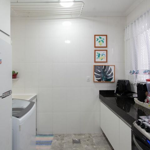 Apartamento à venda com 65m², 3 quartos e 1 vaga Apartamento à venda com 65m², 3 quartos e 1 vagaCozinha e Área de Serviço