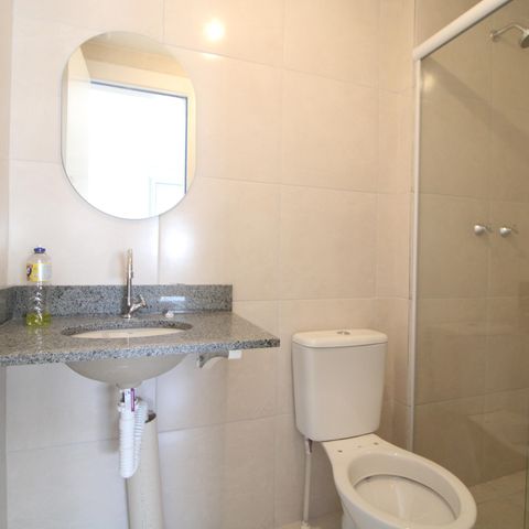 Apartamento à venda com 56m², 3 quartos e 1 vagaBanheior da Suite