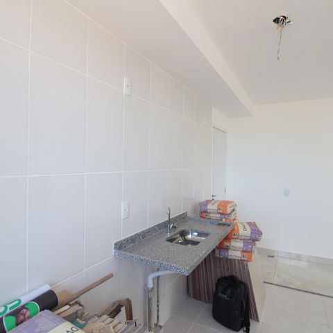 Apartamento à venda com 123m², 2 quartos e 2 vagasCozinha e Área de Serviço