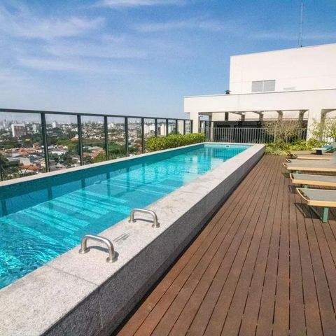 Studio à venda com 22m², 1 quarto e sem vaga Studio à venda com 22m², 1 quarto e sem vagaÁrea comum - Piscina