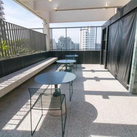 Studio à venda com 22m², 1 quarto e sem vaga Studio à venda com 22m², 1 quarto e sem vagaÁrea comum - Churrasqueira