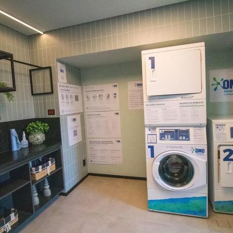 Studio à venda com 22m², 1 quarto e sem vaga Studio à venda com 22m², 1 quarto e sem vagaÁrea comum - Lavanderia