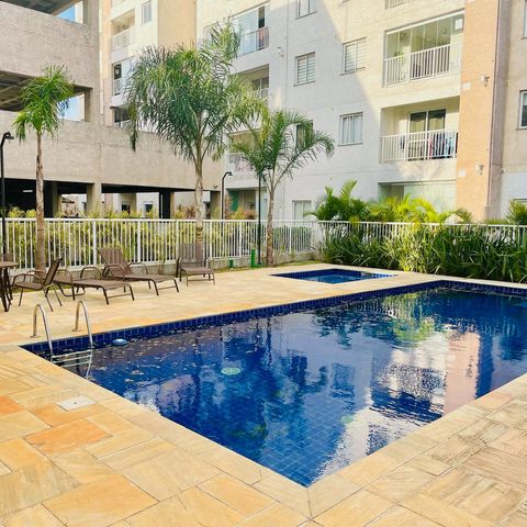Apartamento à venda com 44m², 2 quartos e 1 vaga Apartamento à venda com 44m², 2 quartos e 1 vagaPiscina