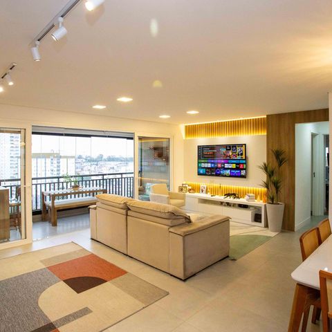 Apartamento à venda com 130m², 3 quartos e 3 vagasSala