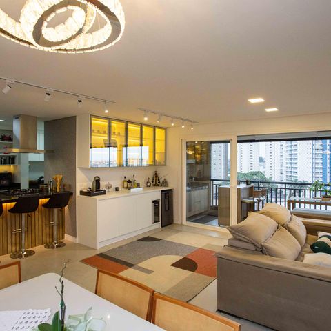 Apartamento à venda com 130m², 3 quartos e 3 vagasSala
