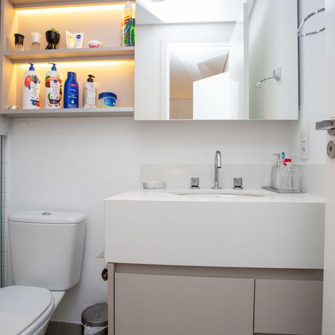 Apartamento à venda com 130m², 3 quartos e 3 vagasBanheiro da Suíte 3