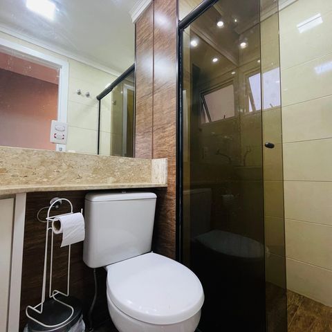 Apartamento à venda com 45m², 2 quartos e 1 vaga Apartamento à venda com 45m², 2 quartos e 1 vagaBanheiro