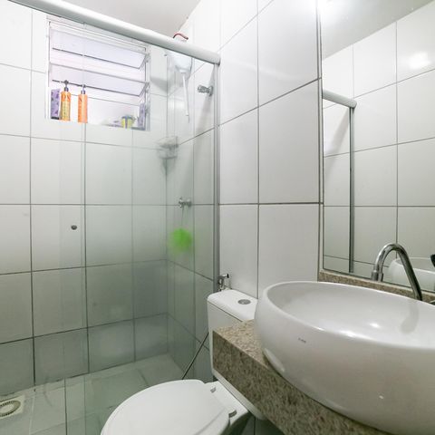 Apartamento à venda com 68m², 3 quartos e 1 vaga Apartamento à venda com 68m², 3 quartos e 1 vagaBanheiro Social