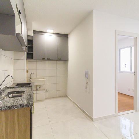 Apartamento à venda com 36m², 2 quartos e sem vaga Apartamento à venda com 36m², 2 quartos e sem vagaSala/Cozinha