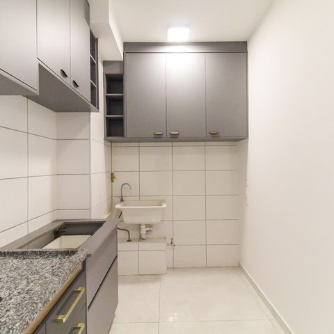 Apartamento à venda com 36m², 2 quartos e sem vaga Apartamento à venda com 36m², 2 quartos e sem vagaSala/Cozinha
