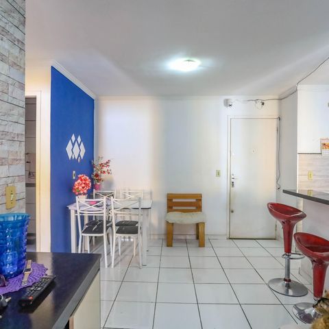Apartamento à venda com 44m², 2 quartos e 1 vagaSala 