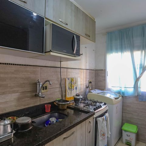 Apartamento à venda com 44m², 2 quartos e 1 vagaCozinha / área de serviço 