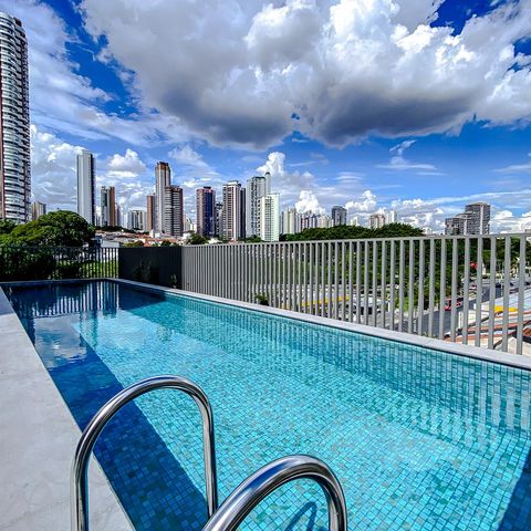 Studio à venda com 25m², 1 quarto e sem vagaÁrea comum - Piscina
