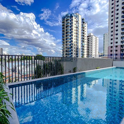 Studio à venda com 25m², 1 quarto e sem vagaÁrea comum - Piscina