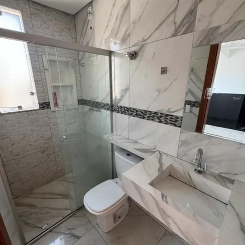 Casa para alugar com 105m², 3 quartos e 2 vagas Casa para alugar com 105m², 3 quartos e 2 vagasBanheiro