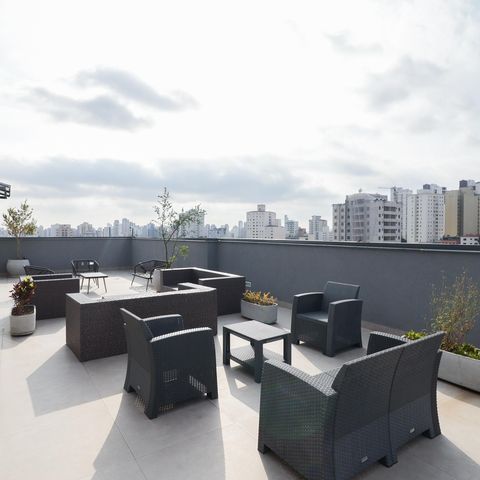 Studio à venda com 26m², 0 quarto e sem vaga Studio à venda com 26m², 0 quarto e sem vagaTerraço