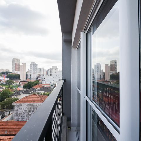 Studio à venda com 26m², 0 quarto e sem vaga Studio à venda com 26m², 0 quarto e sem vagaVaranda