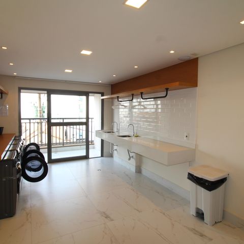 Studio à venda com 28m², 1 quarto e sem vagaÁrea Comum - Lavanderia