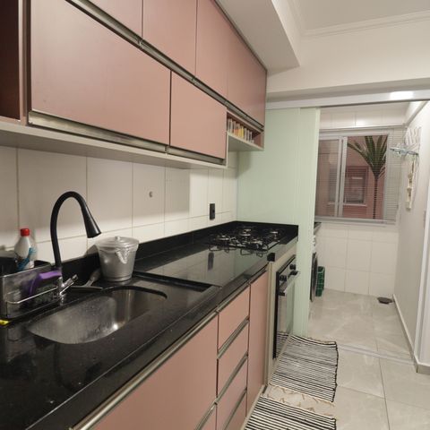 Apartamento à venda com 64m², 2 quartos e 1 vagaCozinha